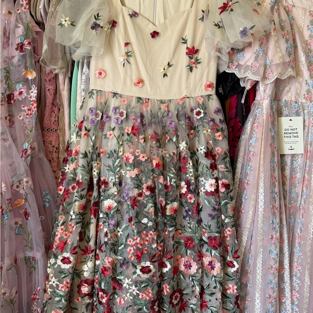 JessaKae Floral Embroidered  Dress